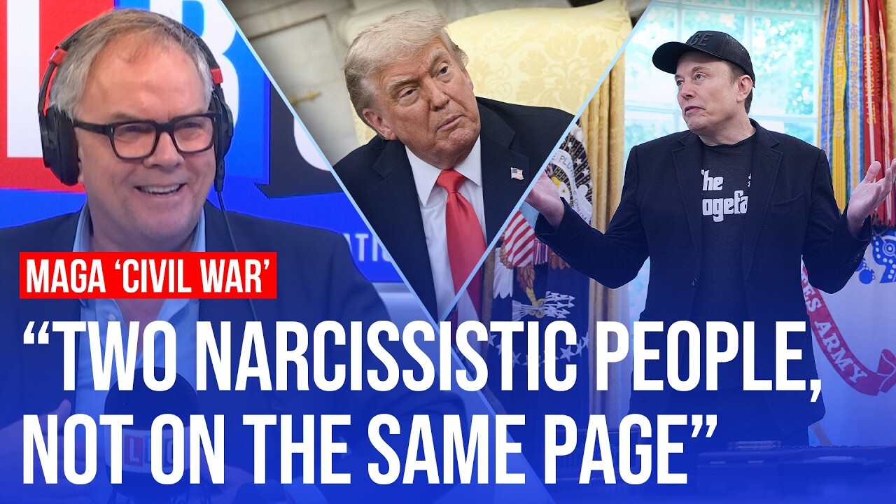'Video thumbnail for MAGA civil war: Relationship coach breaks down the 'messy divorce' | LBC'