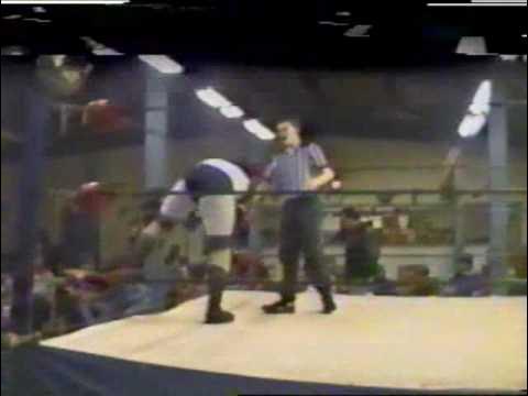 Video thumbnail for Mean Marc Ash vs Gentleman James in 1994 ICW Wrestling action