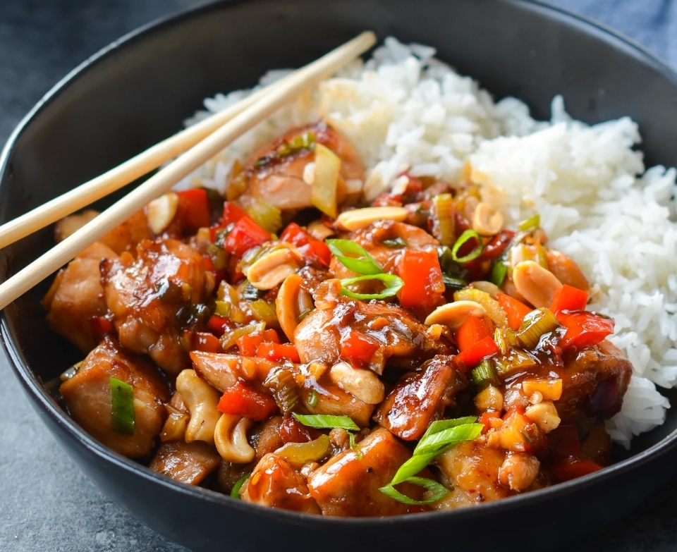 'Video thumbnail for Kung Pao Chicken Recipe '
