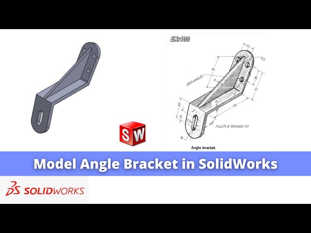 Video thumbnail for Model Angle Bracket in SolidWorks | SolidWorks Tutorial | SolidWorks Part Modeling |