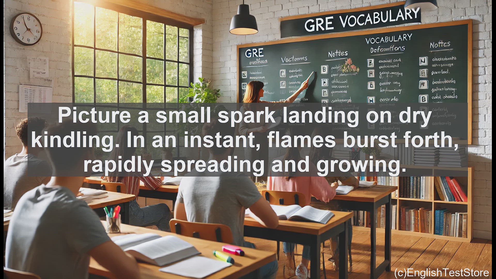 'Video thumbnail for GRE Vocabulary Lesson: The Power of Ignition - Exploring the Word 'Ignite''
