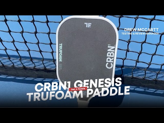 Video thumbnail for CRBN Genesis TruFoam Pickleball Paddle Review