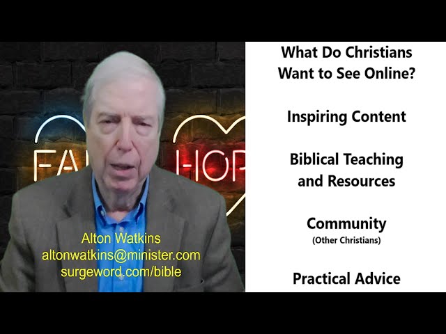 Video thumbnail for Surge Word-- What Do Christians Want to See Online