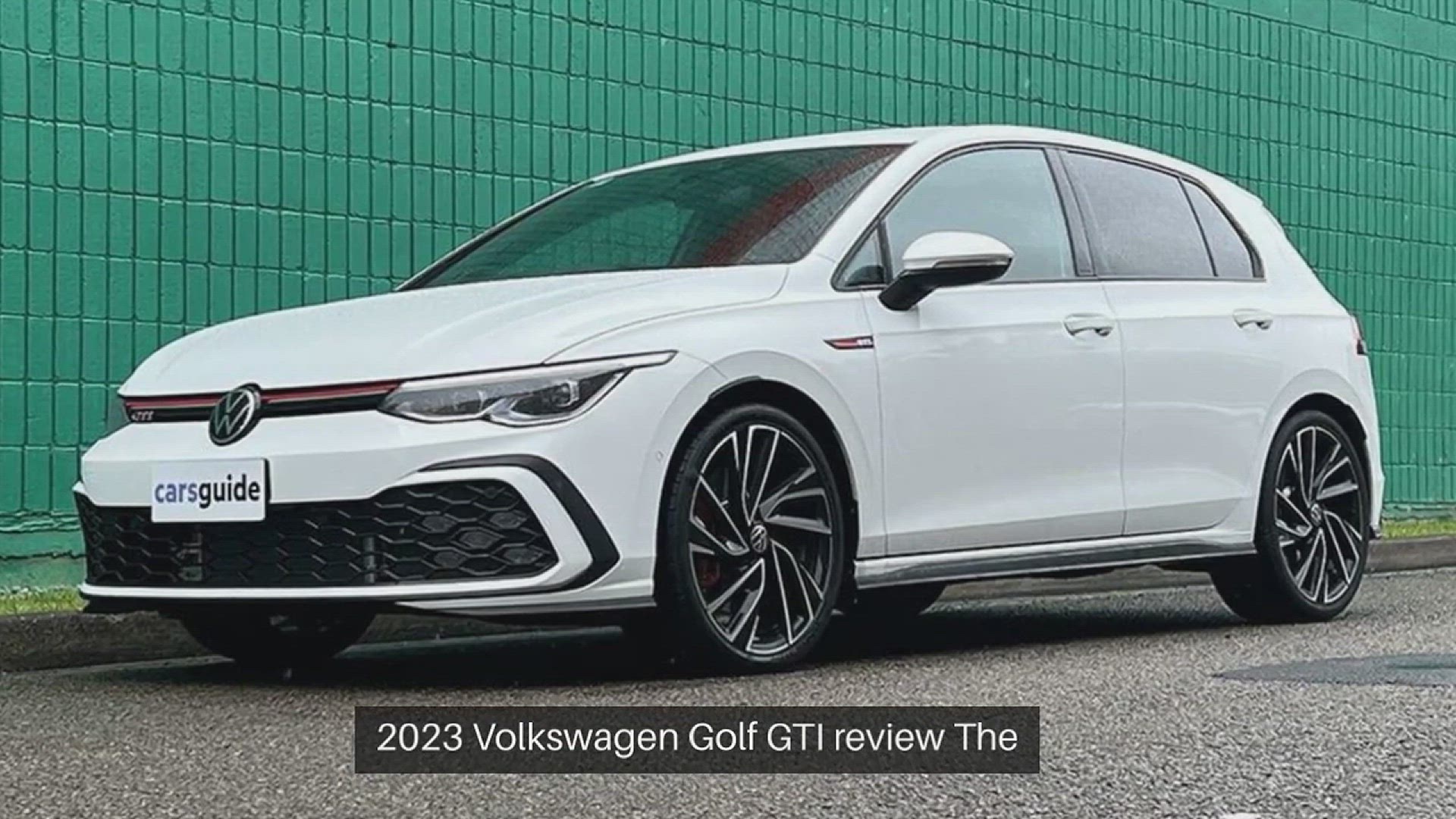 'Video thumbnail for 2023 Volkswagen Golf GTI review'