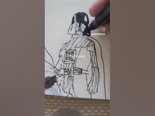 Video thumbnail for #art #drawing #viral #starwars #starwarsart