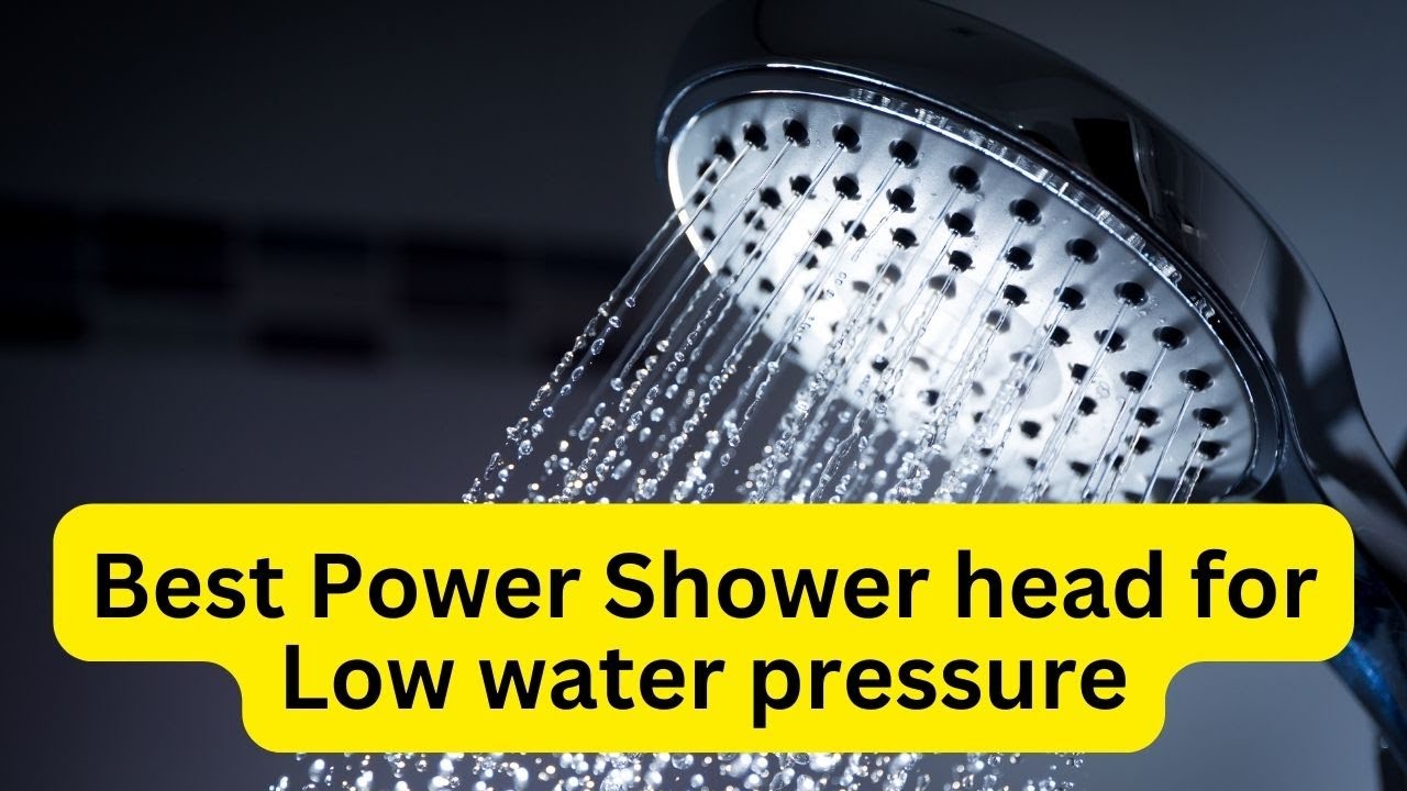 'Video thumbnail for Best Power Shower head for Low water pressure 2023'