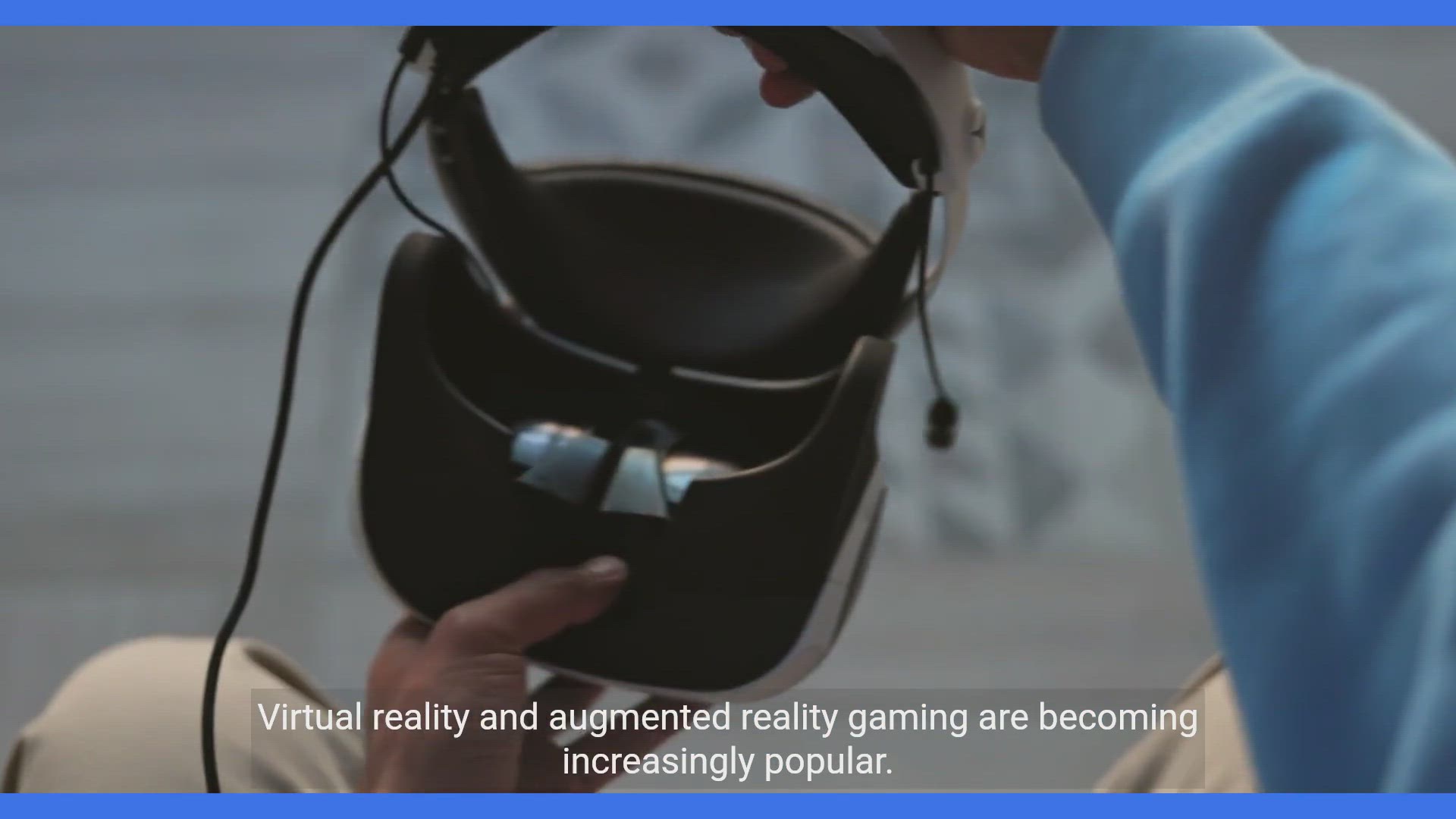 'Video thumbnail for Exploring the Latest VR and AR Gaming Trends'
