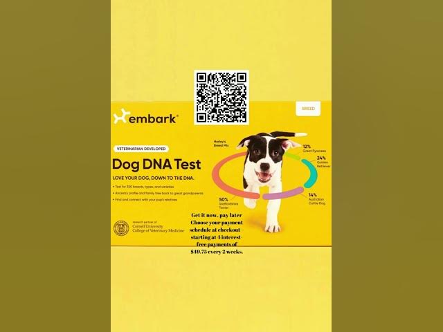 'Video thumbnail for Embark #dog #DNA #test 🥰https://shareasale.com/r.cfm?b=878501&u=3365007&m=66364&urllink=&afftrack='