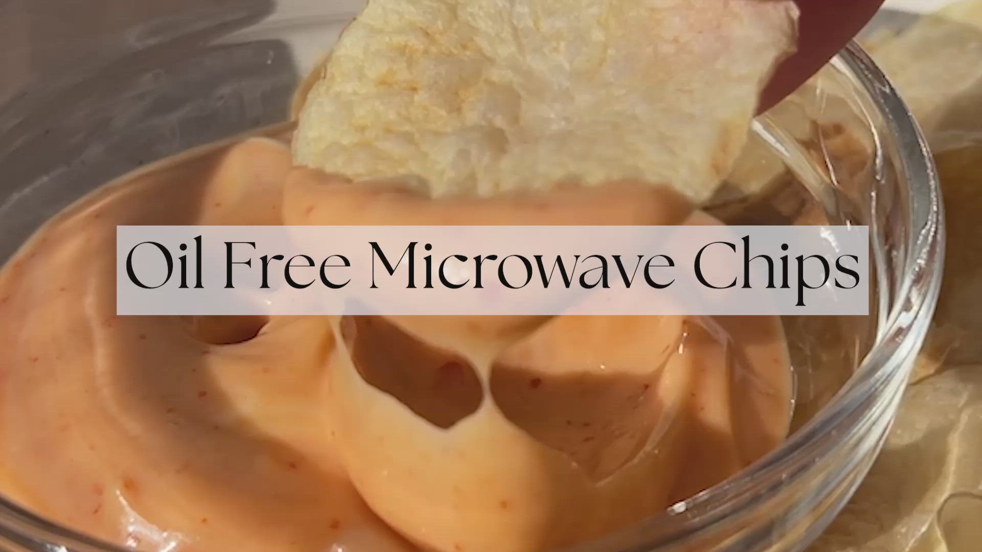 'Video thumbnail for Oil Free Microwave Chips'