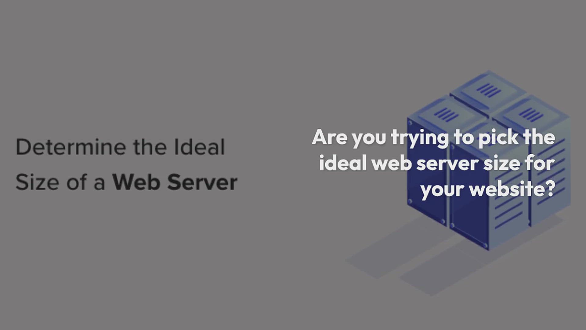 'Video thumbnail for How to Determine the Ideal Size of a Web Server for Your Website'