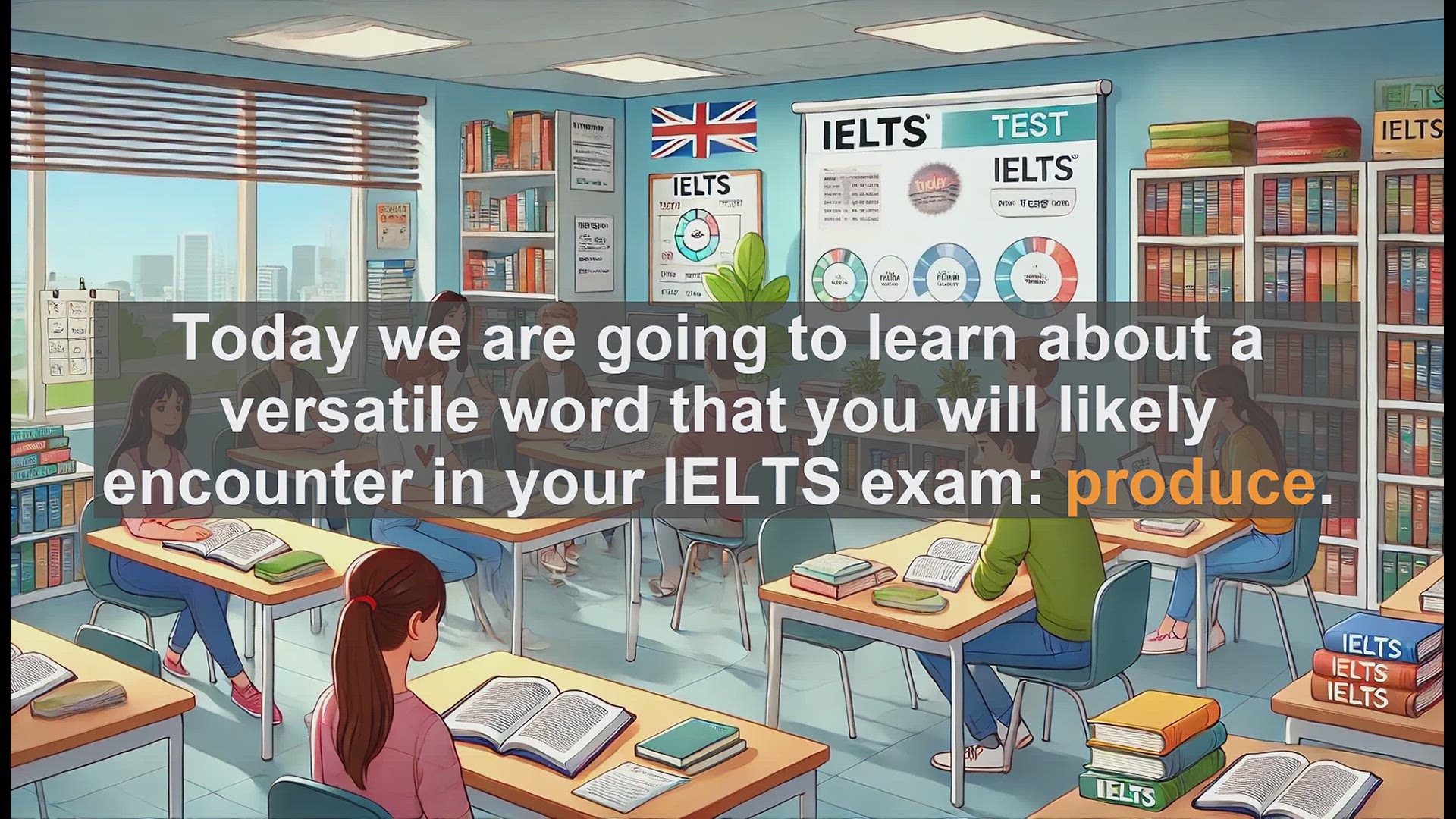 'Video thumbnail for 2500 Must Know IELTS 5.5 Vocabulary - Mastering 'Produce' for IELTS: Verb and Noun Uses'