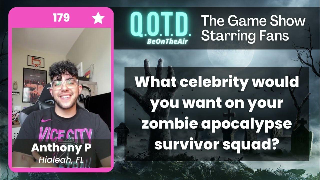 Video thumbnail for Our Favorite Answers: Anthony wants Dwayne "The Rock" Johnson for his zombie survival squad!