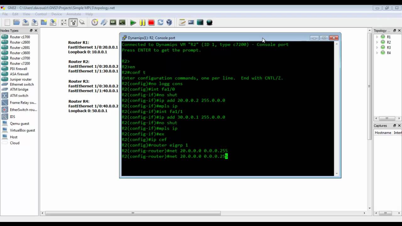 Video thumbnail for Configure MPLS based on EIGRP