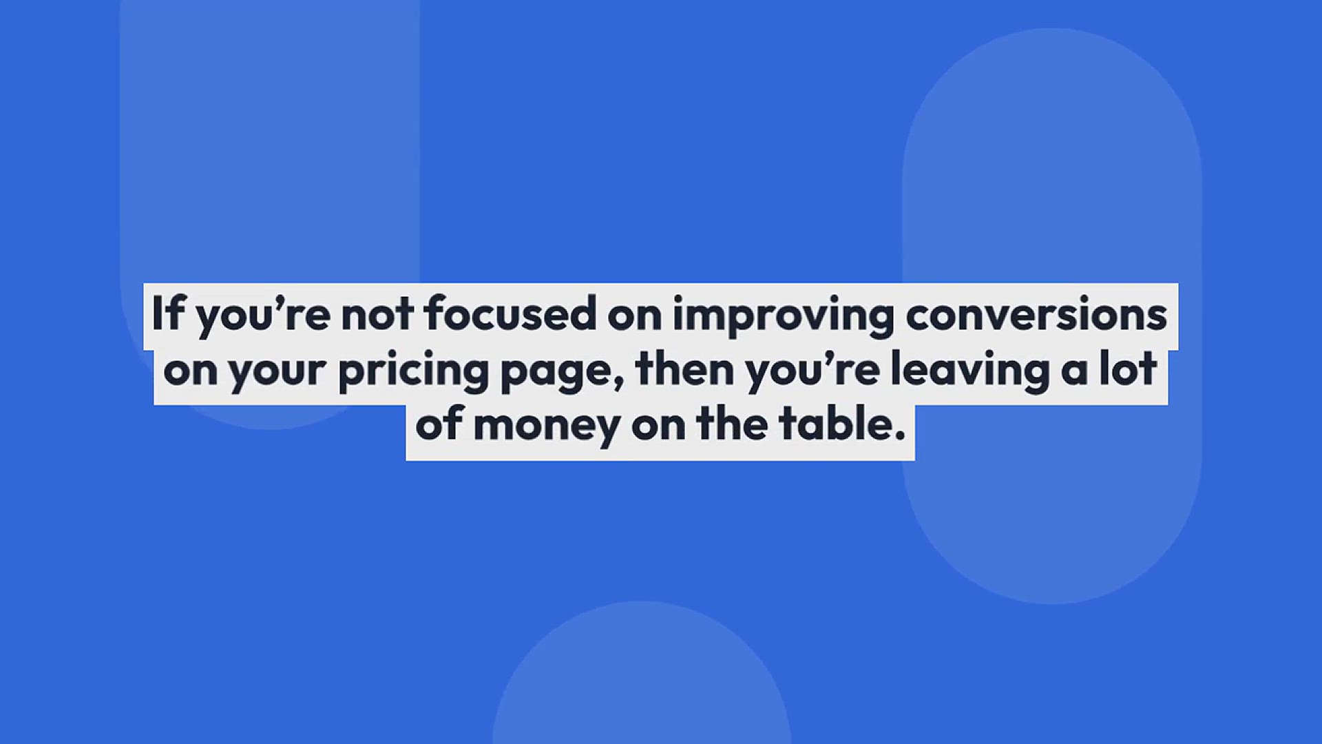 'Video thumbnail for How to Grow Pricing Page Conversions by 30% Today (9 Ways)'