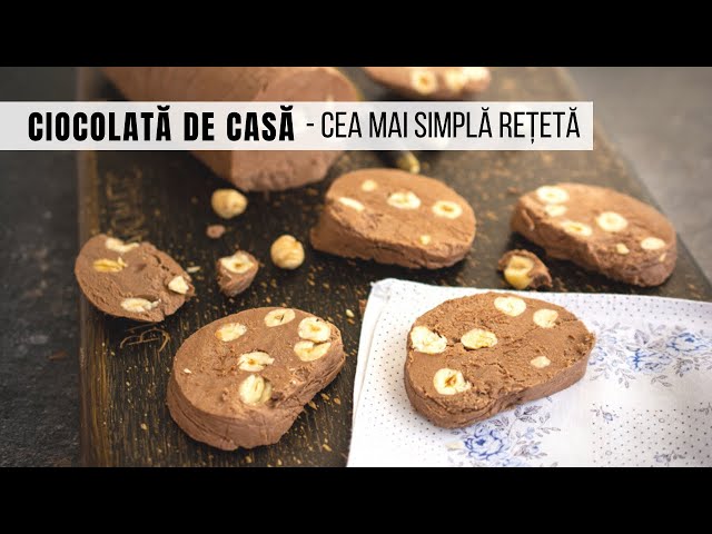'Video thumbnail for Ciocolată de casă cu lapte praf - rețeta simplă pe care și un copil o poate face | Bucate Aromate'