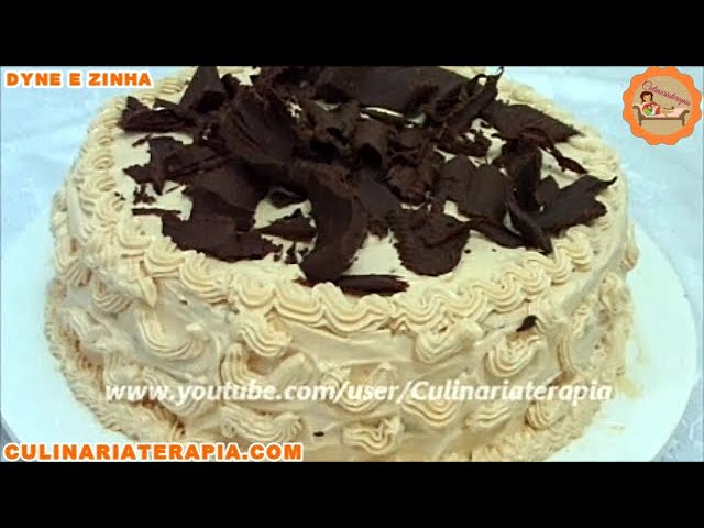 'Video thumbnail for TORTA CREME DE DOCE DE LEITE NO PÃO DE LÓ DE CHOCOLATE'