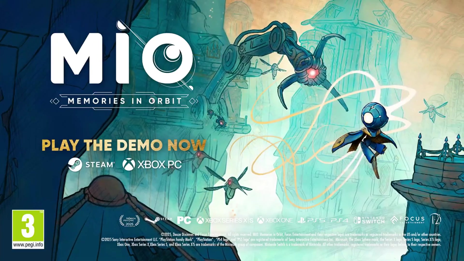 'Video thumbnail for MIO: Memories in Orbit - Official Demo Launch Trailer | Summer Game Fest 2025'