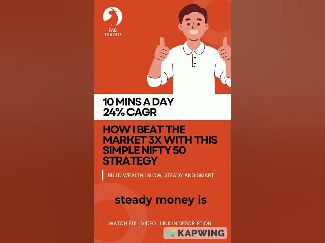 Video thumbnail for My Most Reliable NIFTY 50 Trading Strategy for Beginners | No F&O, Stop Loss, 24% CAGR | Nifty Shop