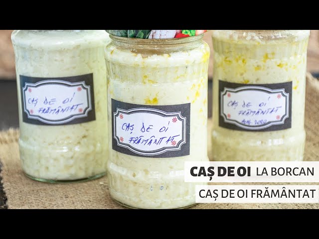 'Video thumbnail for Caș de oi la borcan. Caș frământat | Bucate Aromate'