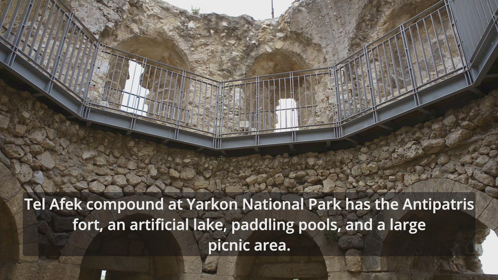 'Video thumbnail for Tel Afek (Antipatris), Yarkon National Park'