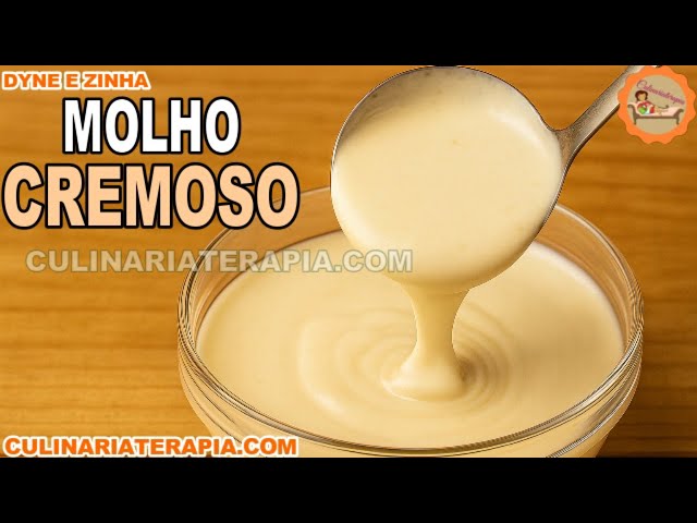 Video thumbnail for Molho Branco Cremoso Fácil – Receita Rápida e Deliciosa para Massas e Gratinados