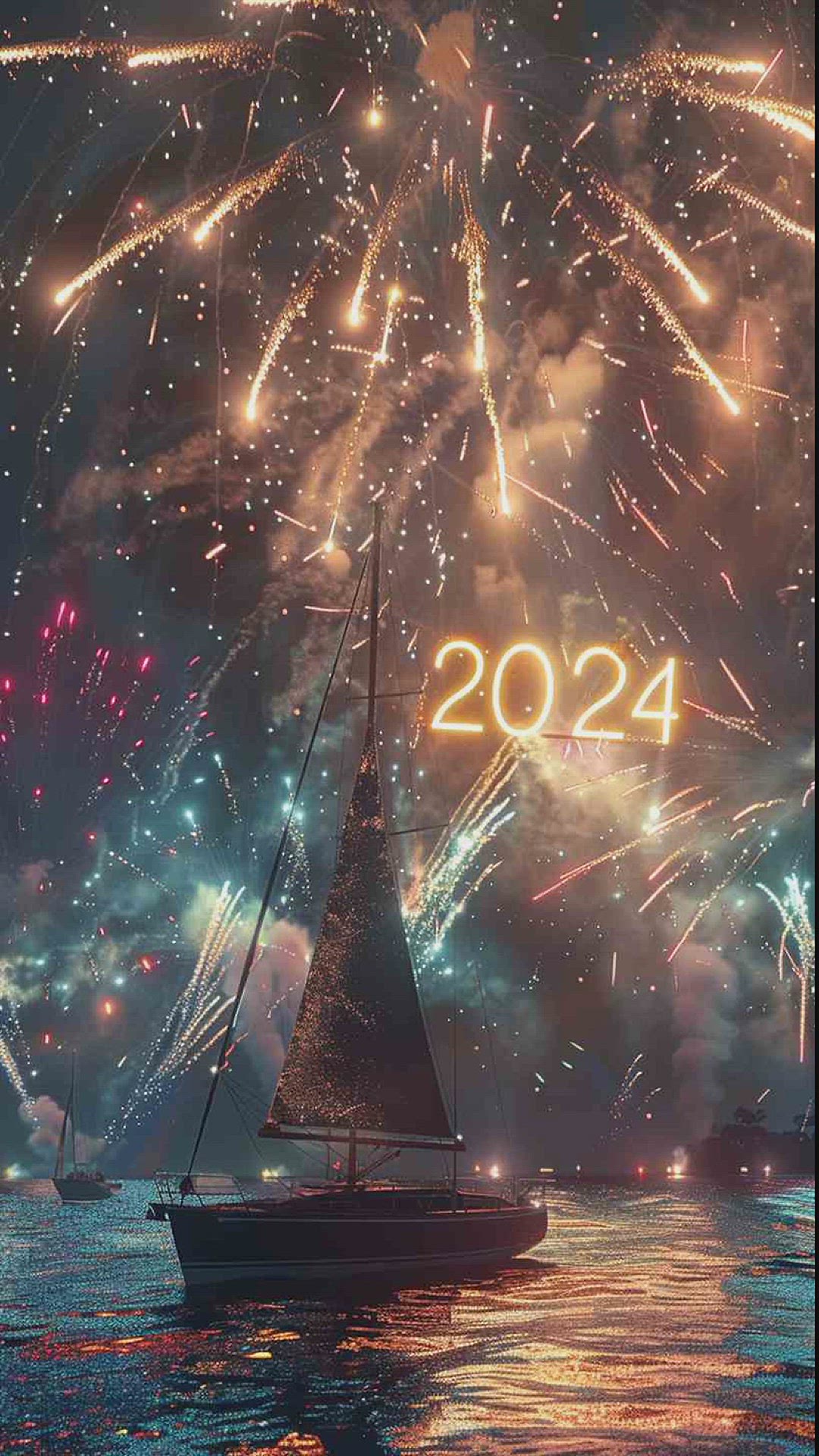 'Video thumbnail for happy new year boat images'