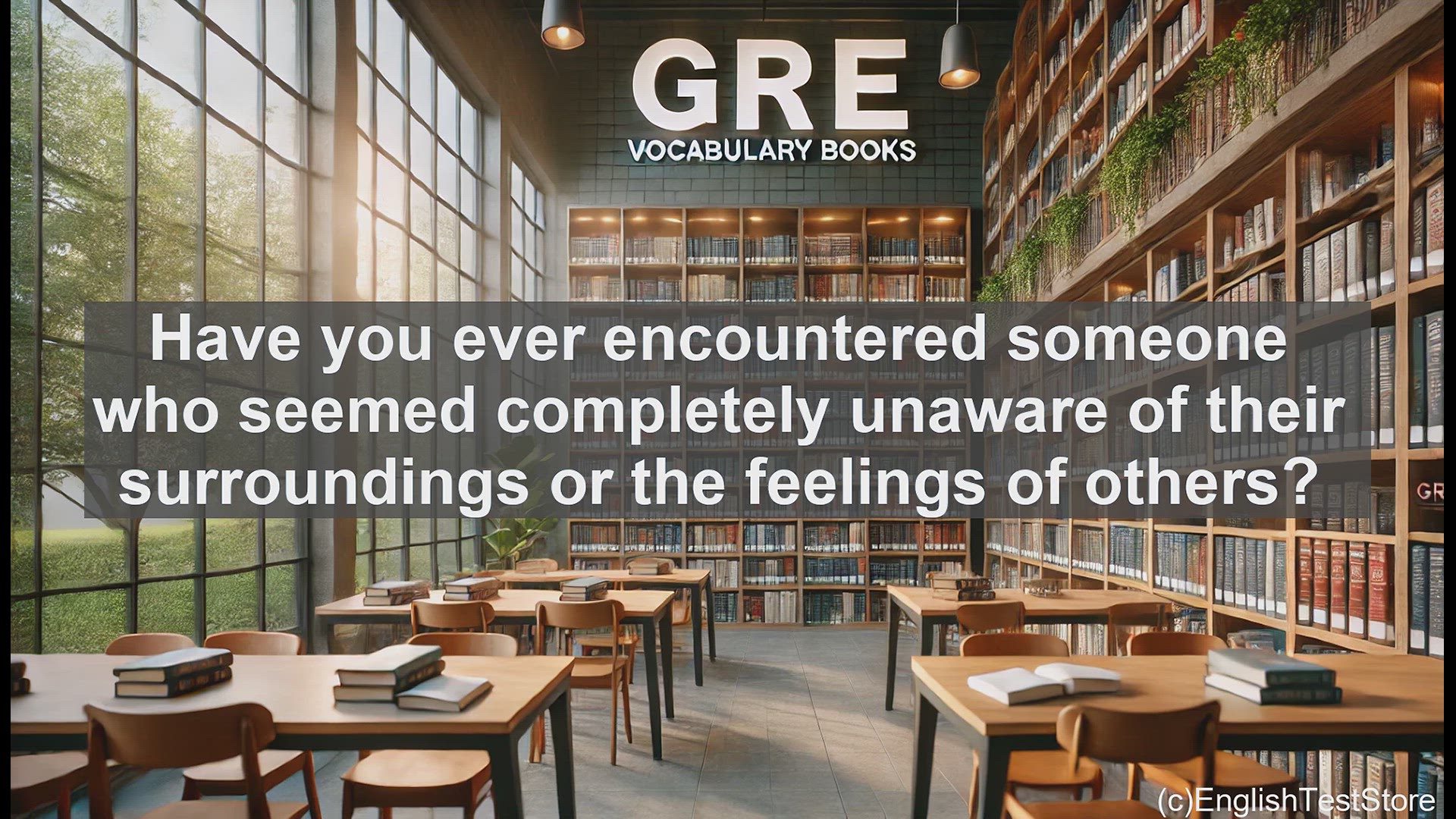 'Video thumbnail for GRE Vocabulary Lesson: Exploring the Powerful Word 'Insensate''