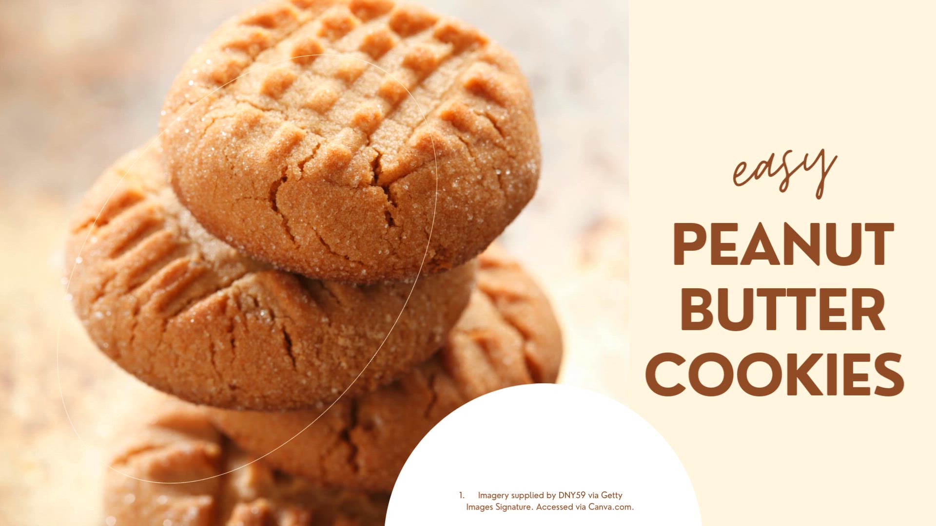 'Video thumbnail for Peanut Butter Cookies Recipe'