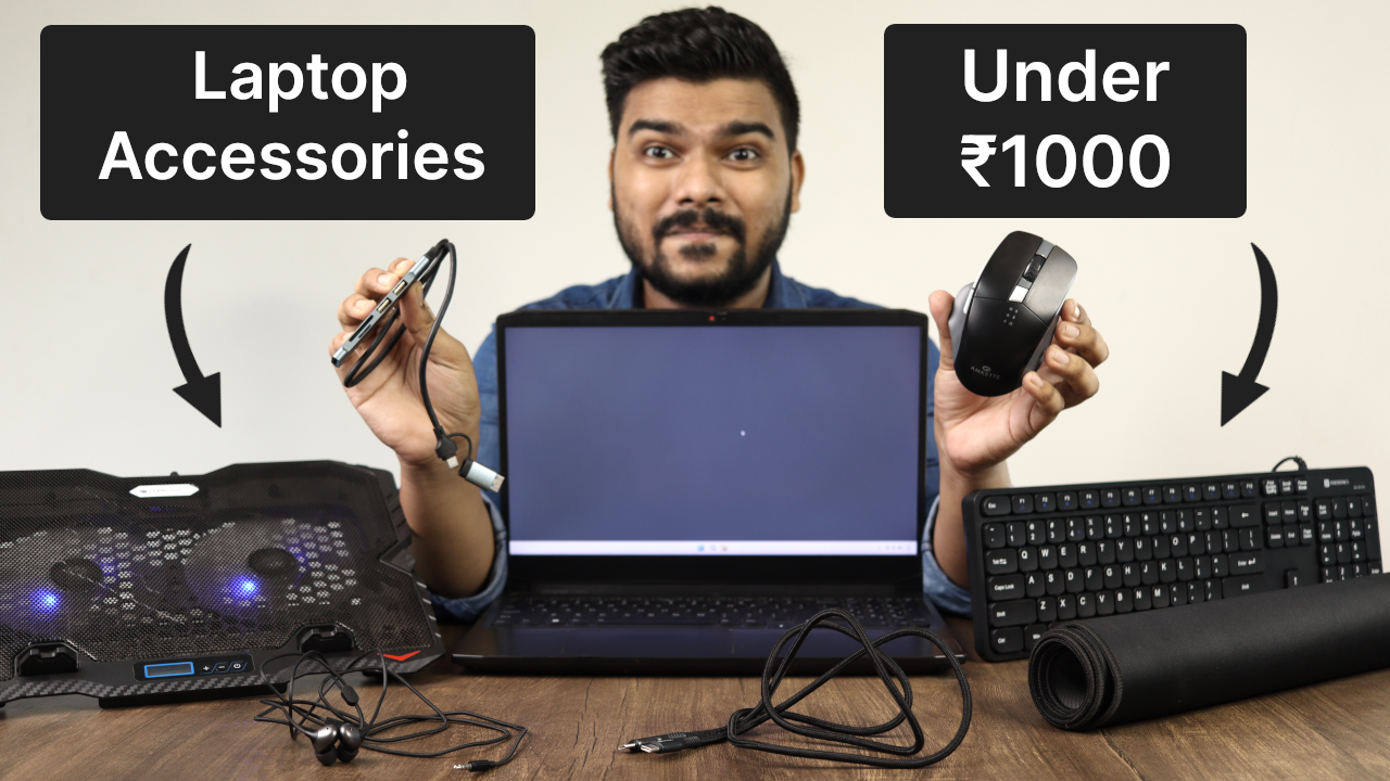 Video thumbnail for 7 Best Laptop Accessories Under ₹1000