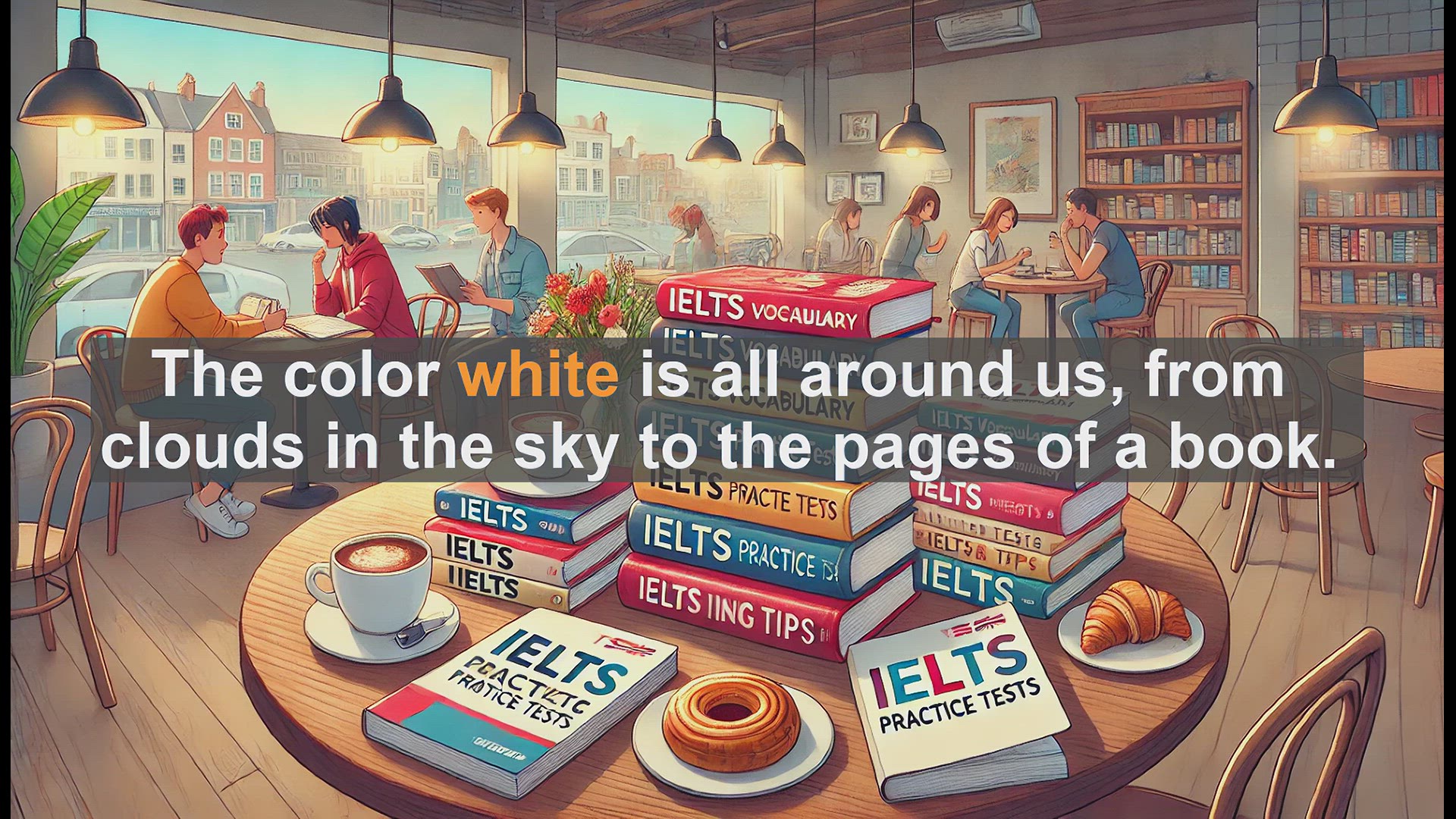 'Video thumbnail for 2500 Must Know IELTS 5.5 Vocabulary - Understanding the Color White: Usage and Meaning in English'