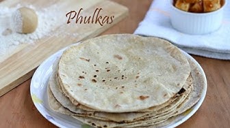 Image of Indian Soft Phulka Chapati (Roti) On Non Stick Tawa Also