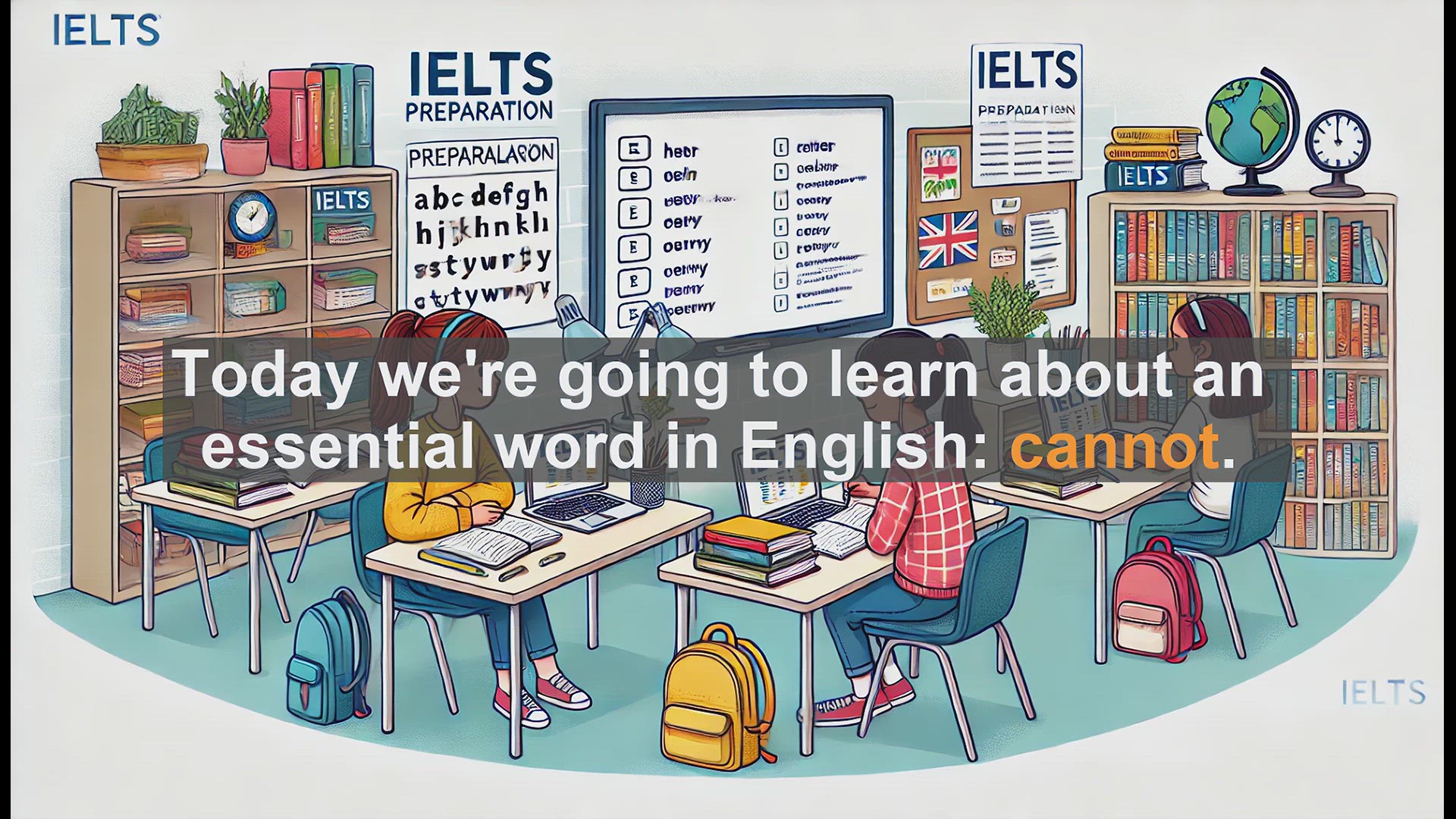 'Video thumbnail for 2500 Must Know IELTS 5.5 Vocabulary - Understanding 'Cannot': Essential English Modal Verb'