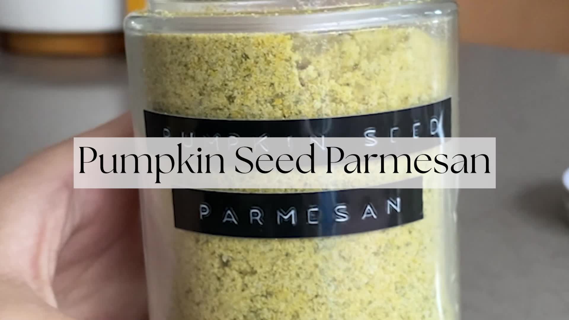 'Video thumbnail for Pumpkin Seed Parmesan'