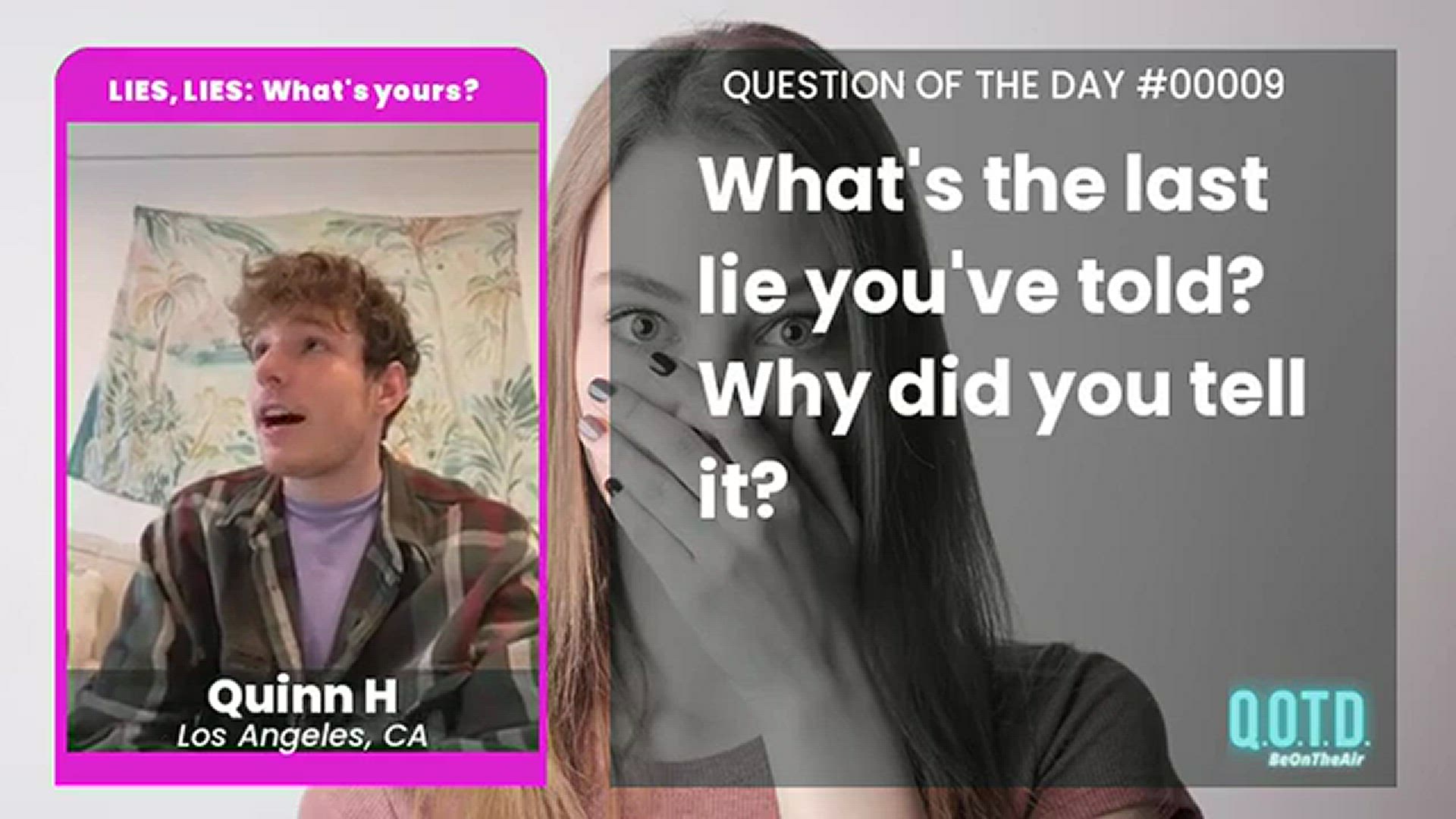 Video thumbnail for Quinn said he was taller than he was on a dating app. The classic lie!