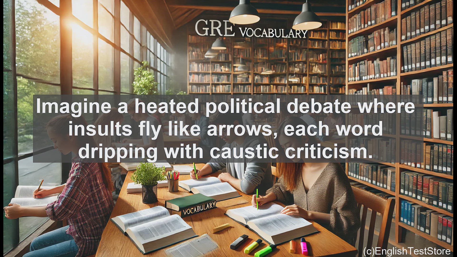 'Video thumbnail for GRE Vocabulary Lesson: Vitriolic Language - Mastering GRE Vocabulary'
