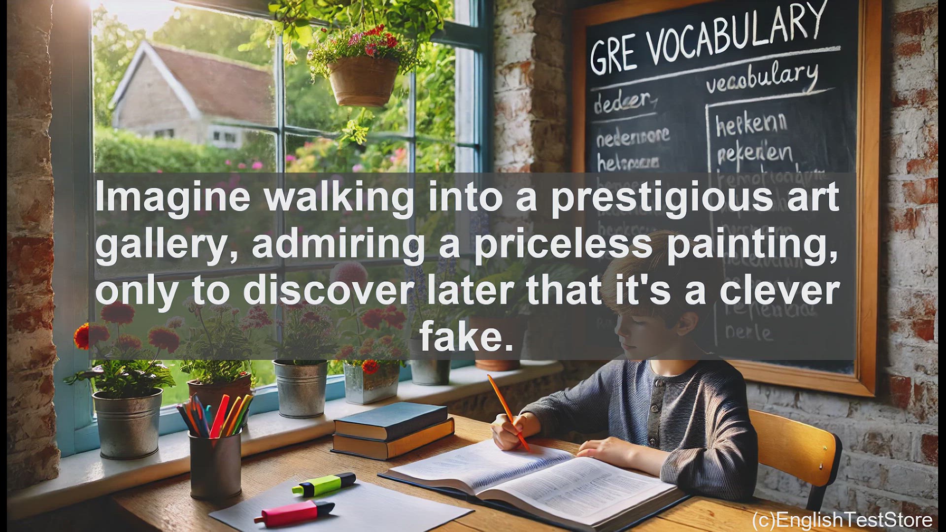 'Video thumbnail for GRE Vocabulary Lesson: The Art of Deception - Exploring Imposture'