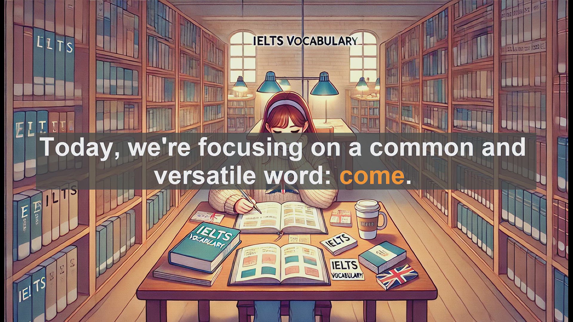'Video thumbnail for 2500 Must Know IELTS 5.5 Vocabulary - IELTS Vocabulary: Mastering the Word 'Come''