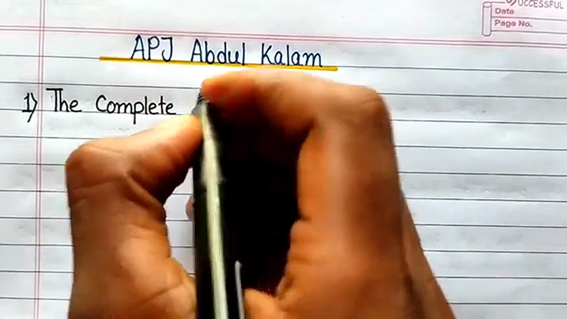 'Video thumbnail for 10 Lines Essay on APJ Kalam in English ⬆︎'