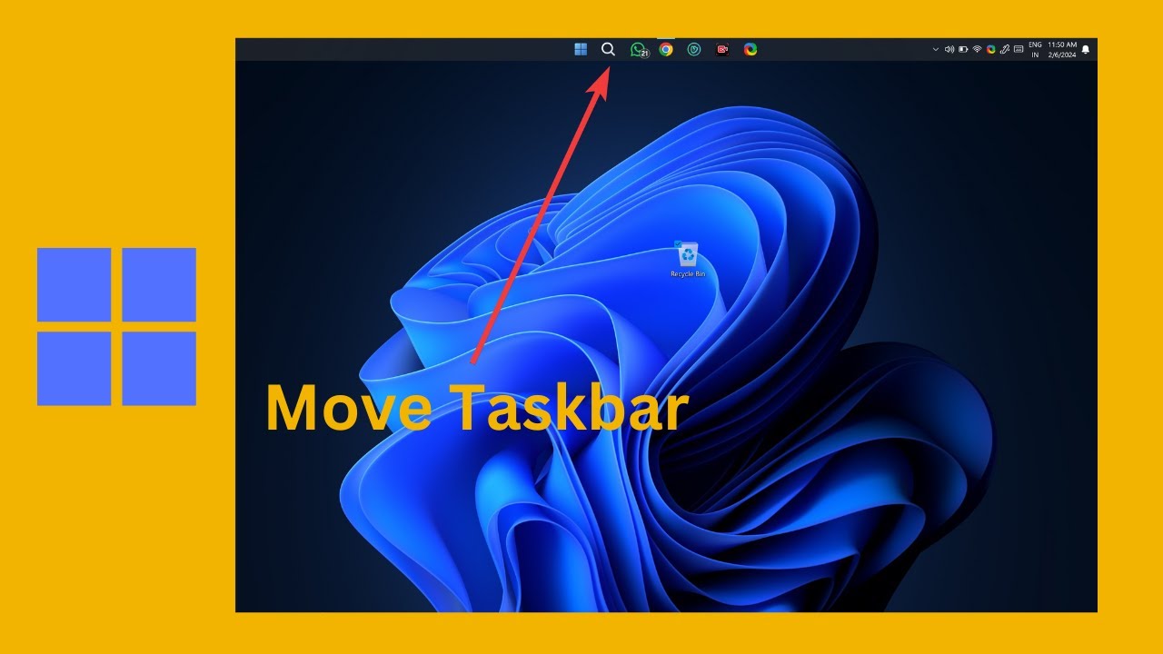 'Video thumbnail for How Move Windows 11 Taskbar to Top of Screen using StartAllBack | GearUpWindows Tutorial'