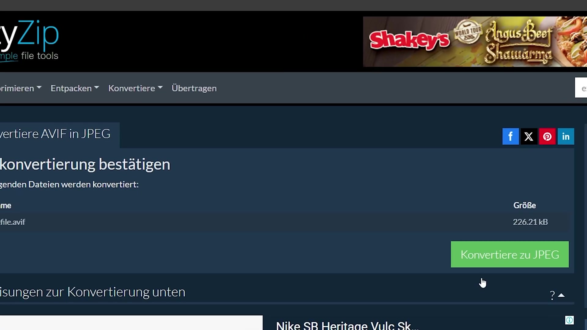 'Video thumbnail for 🖼️ AVIF zu JPEG Online kostenlos konvertieren | Keine Software-Installation erforderlich'