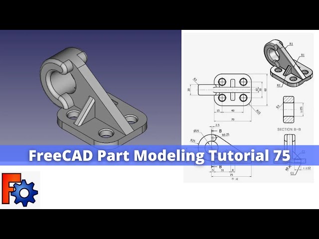 'Video thumbnail for FreeCAD Part Modeling Tutorial 75 | FreeCAD Tutorial | Mechnexus |'