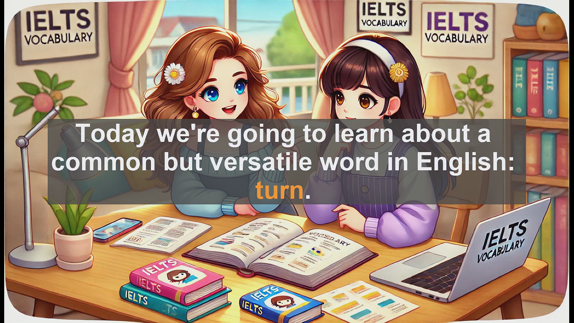 'Video thumbnail for 2500 Must Know IELTS 5.5 Vocabulary - Understanding the Word 'Turn' in English: Uses and Examples'