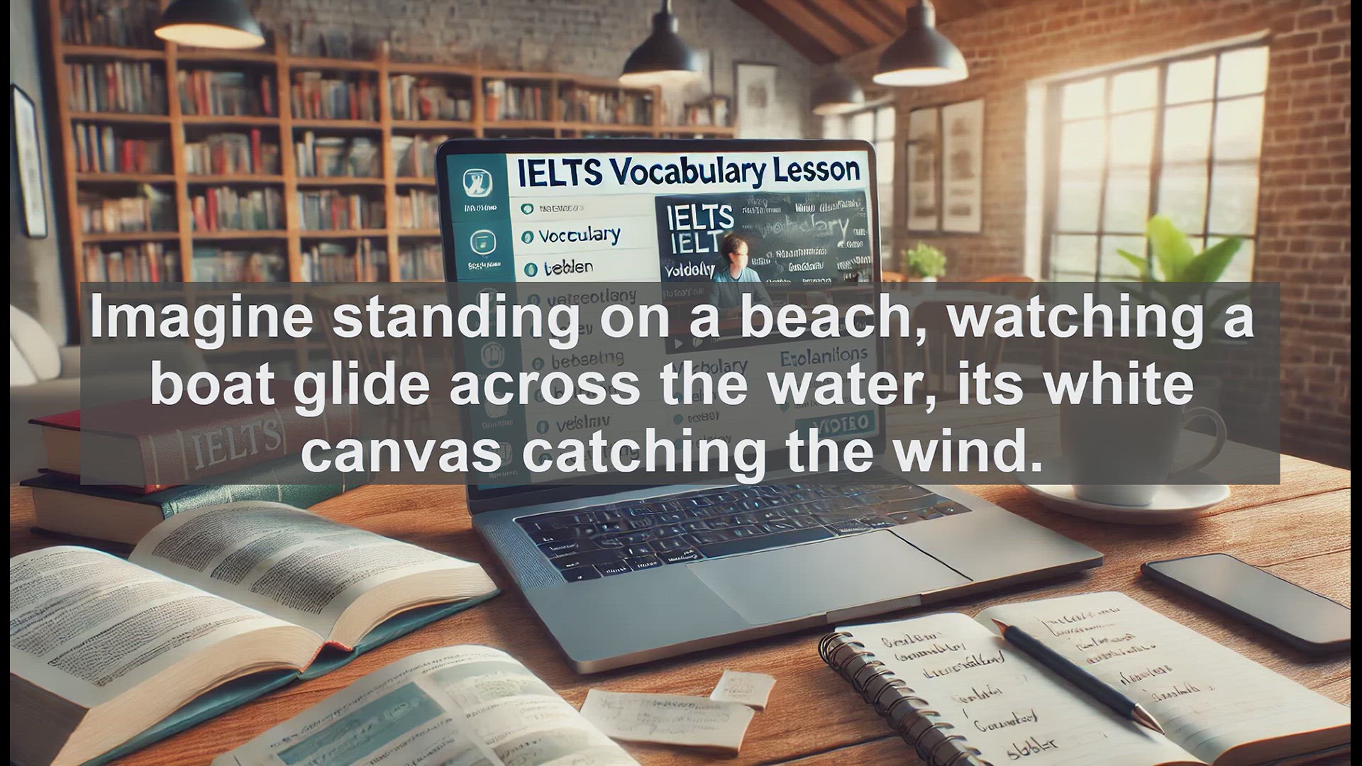 'Video thumbnail for 2500 Must Know IELTS 5.5 Vocabulary - Sail: A Key Word for IELTS Success'