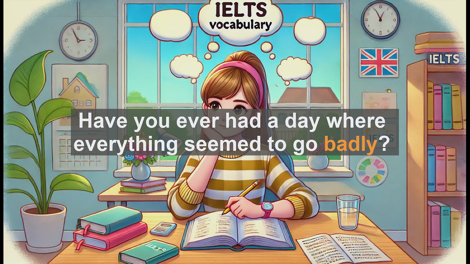 'Video thumbnail for 2500 Must Know IELTS 5.5 Vocabulary - Understanding 'Badly': Meanings, Usage, and Common Mistakes'