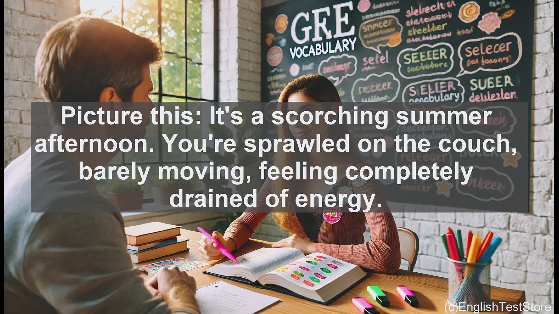 'Video thumbnail for GRE Vocabulary Lesson: Languid - Describing Low Energy and Enthusiasm'