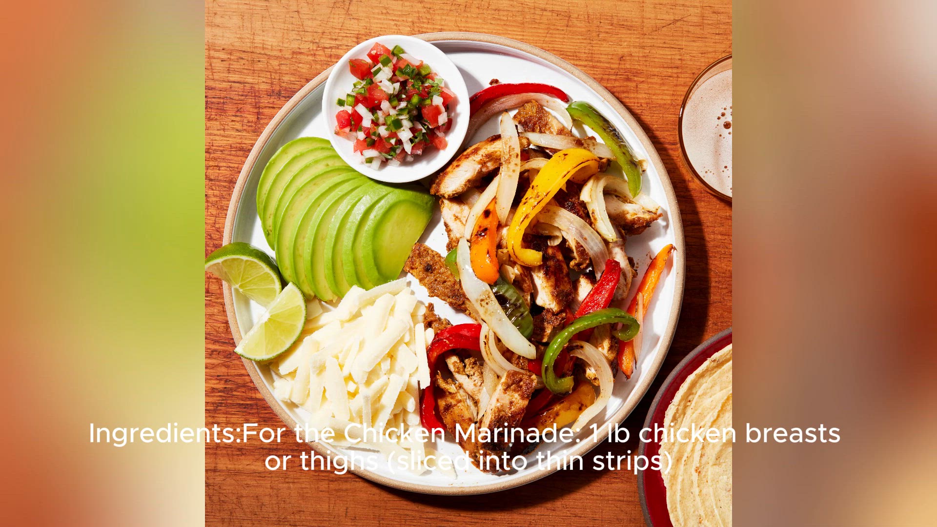 Video thumbnail for fajita recipe chicken