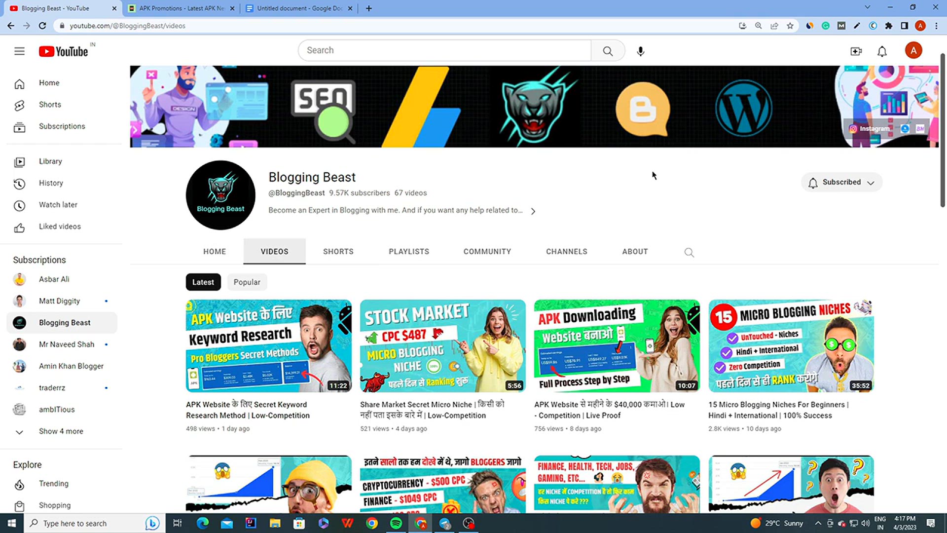 'Video thumbnail for Super Blog Post Writing Complete Tutorial Live (2023) _ Pro Level Strategy'