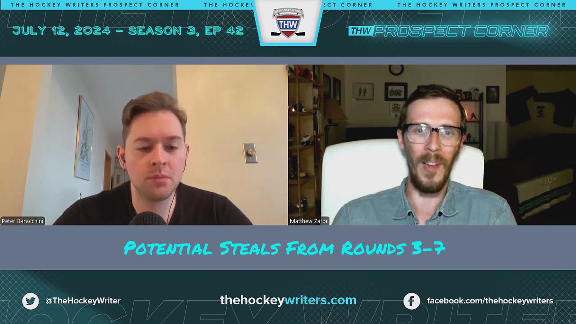 'Video thumbnail for 2024 NHL Draft - Potential Steals From Rounds 3-7'
