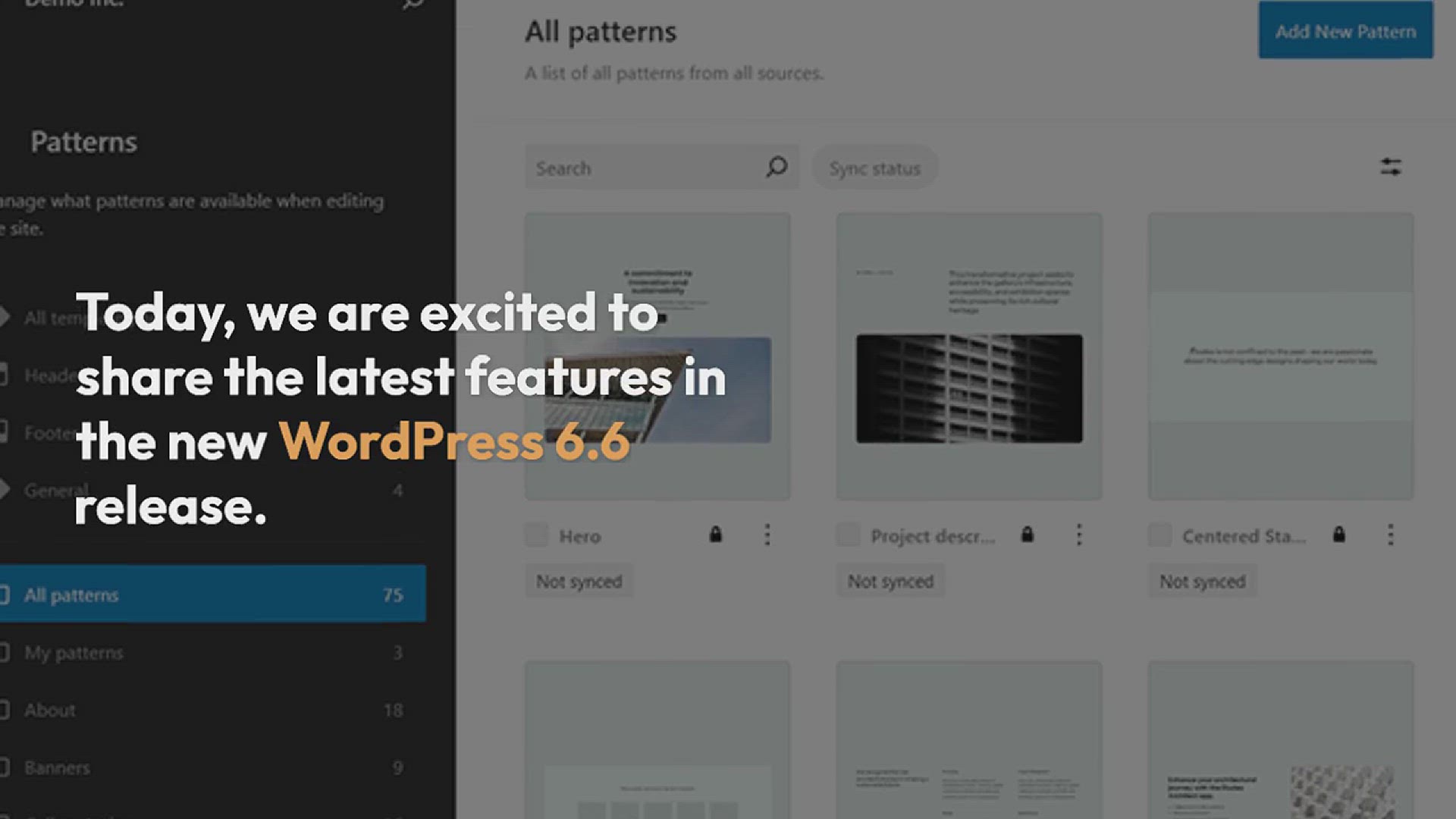 'Video thumbnail for What’s New in WordPress 6.6 (Features and Screenshots)'