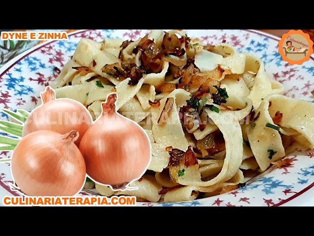'Video thumbnail for Molho de Macarrão ao Alho e Cebola Frita Amanteigada Super Delicioso e Muito Fácil - Dyne e Zinha'